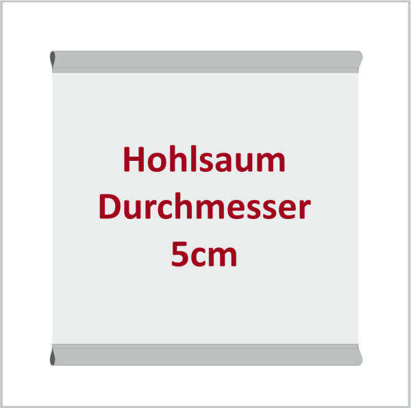 Hohlsaumbanner Mesh 50x50cm